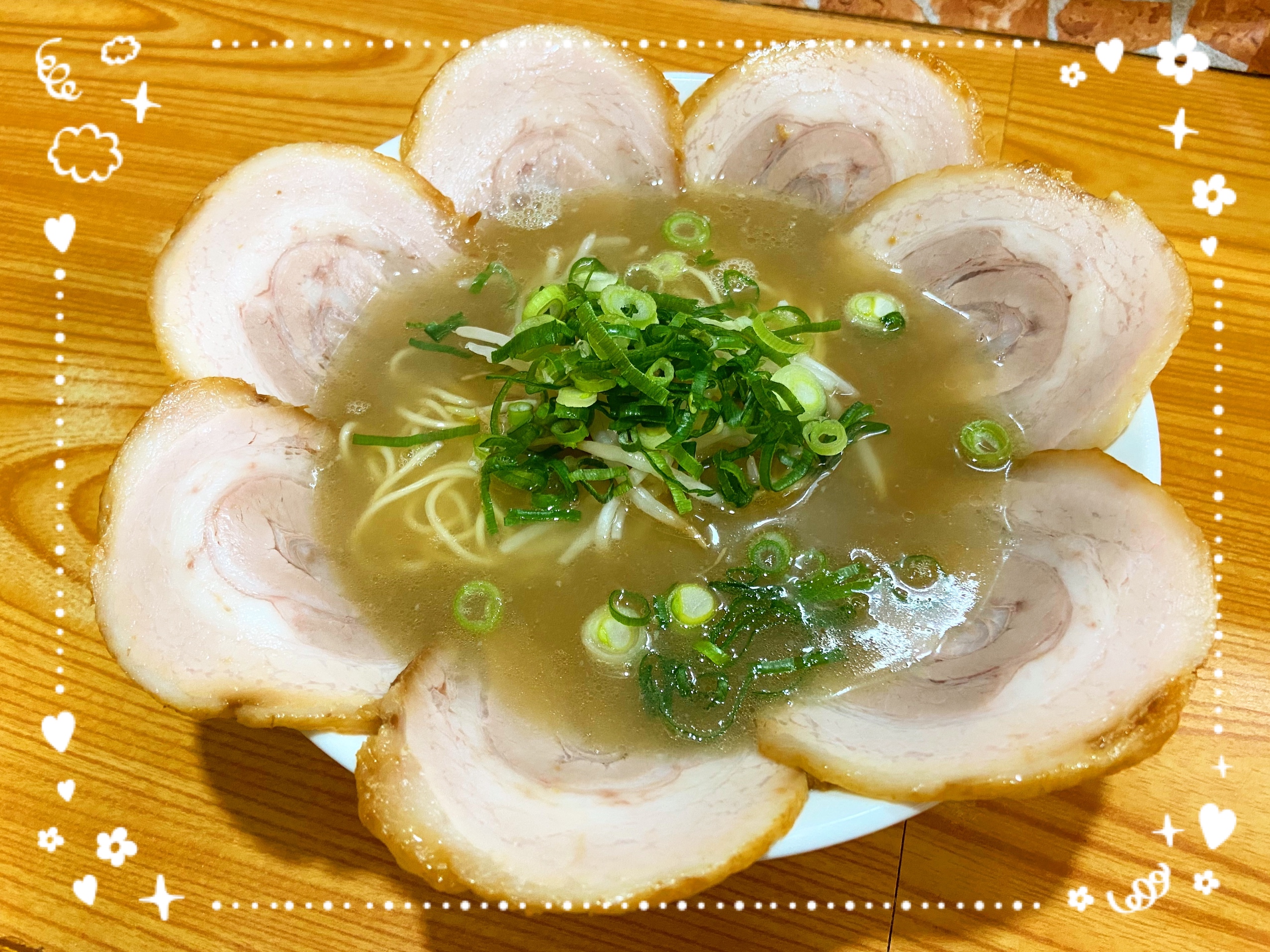 シオ白チャーシュー麺